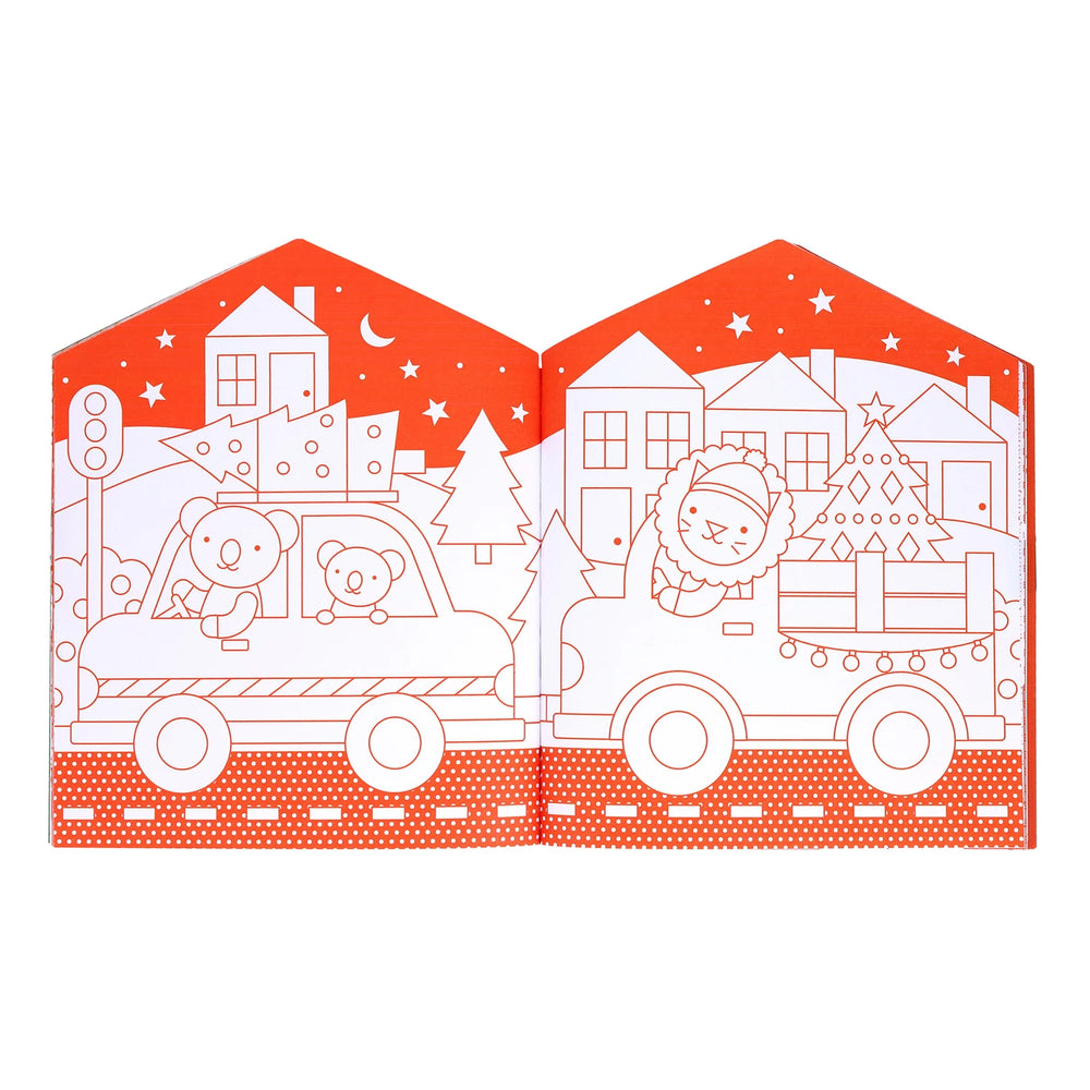Colouring Book with Sticker - Christmas - Petit Collage