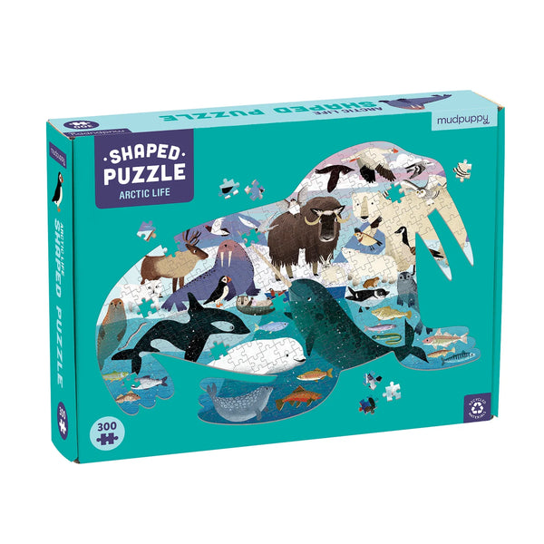 Arctic Life Shaped Puzzle - 300pc Multi-Coloured - Mudpuppy