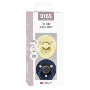 Bibs Dummies - Size Two - Luna/Deep Space - BIBS Denmark