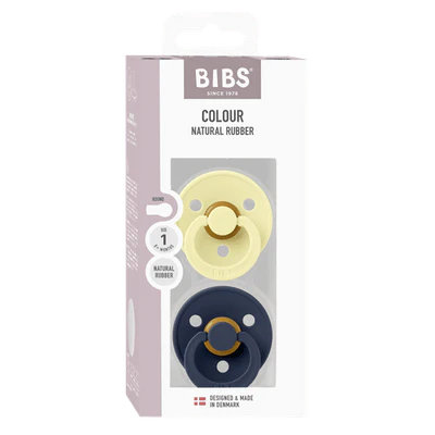 Bibs Dummies - Size Two - Luna/Deep Space - BIBS Denmark