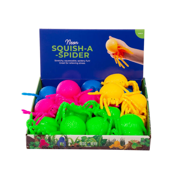 Squish-A-Spider Neon  - IS GIFT