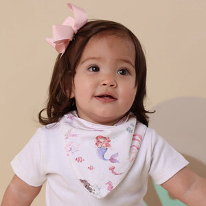 Mermaid Organic Dribble Bib - Snuggle Hunny
