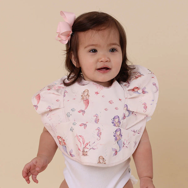 Mermaid Frill Snuggle Bib - Snuggle Hunny