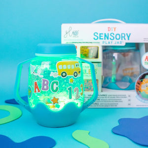 DIY Sensory Jar Gift Set - ABC - Glo Pals