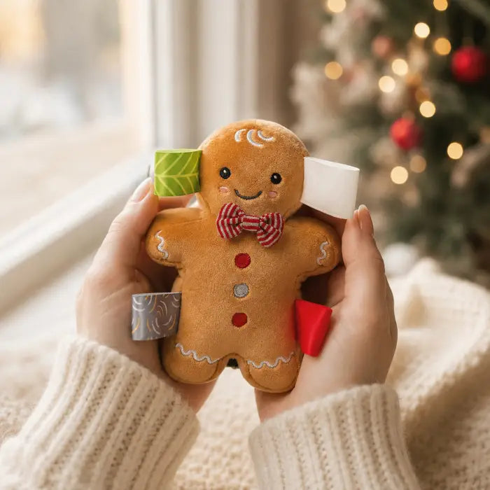 Taggies Merry Mingle Gingerbread Rattle - Mary Meyer