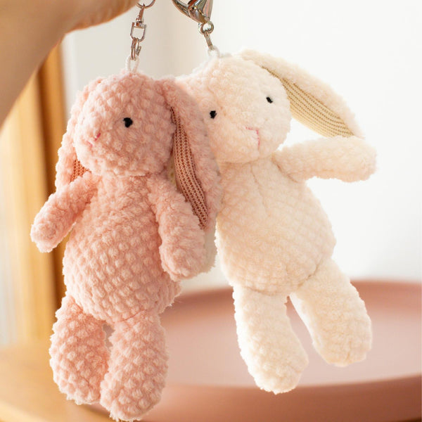 Nubby Bunny White - Bag Charm - Mary Meyer