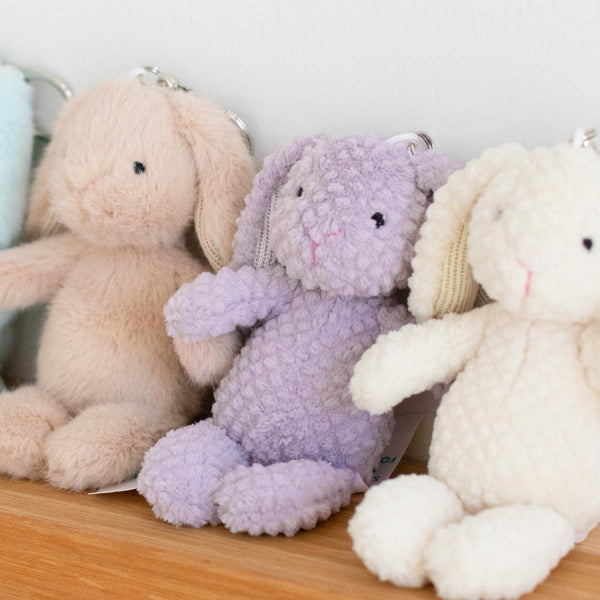 Nubby Bunny Purple - Bag Charm - Mary Meyer