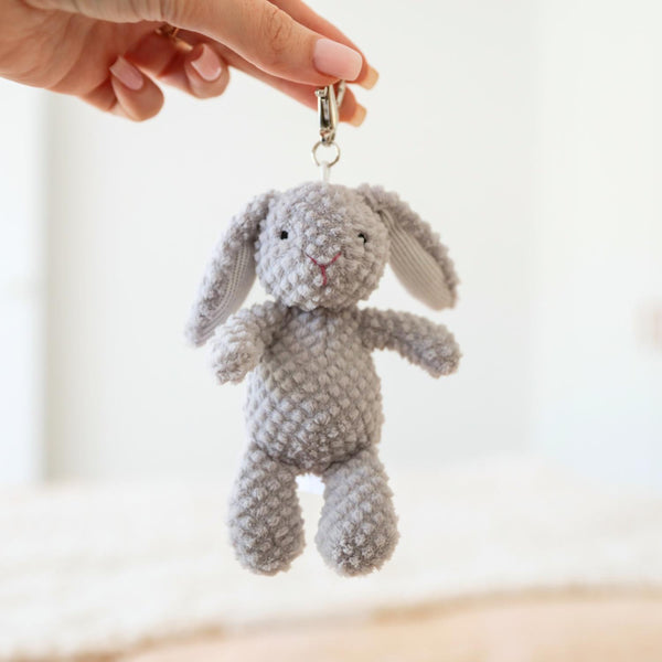 Nubby Bunny Grey - Bag Charm - Mary Meyer