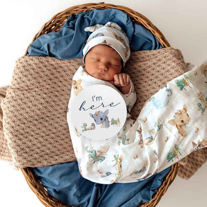 Dragon Organic Muslin Wrap - Snuggle Hunny