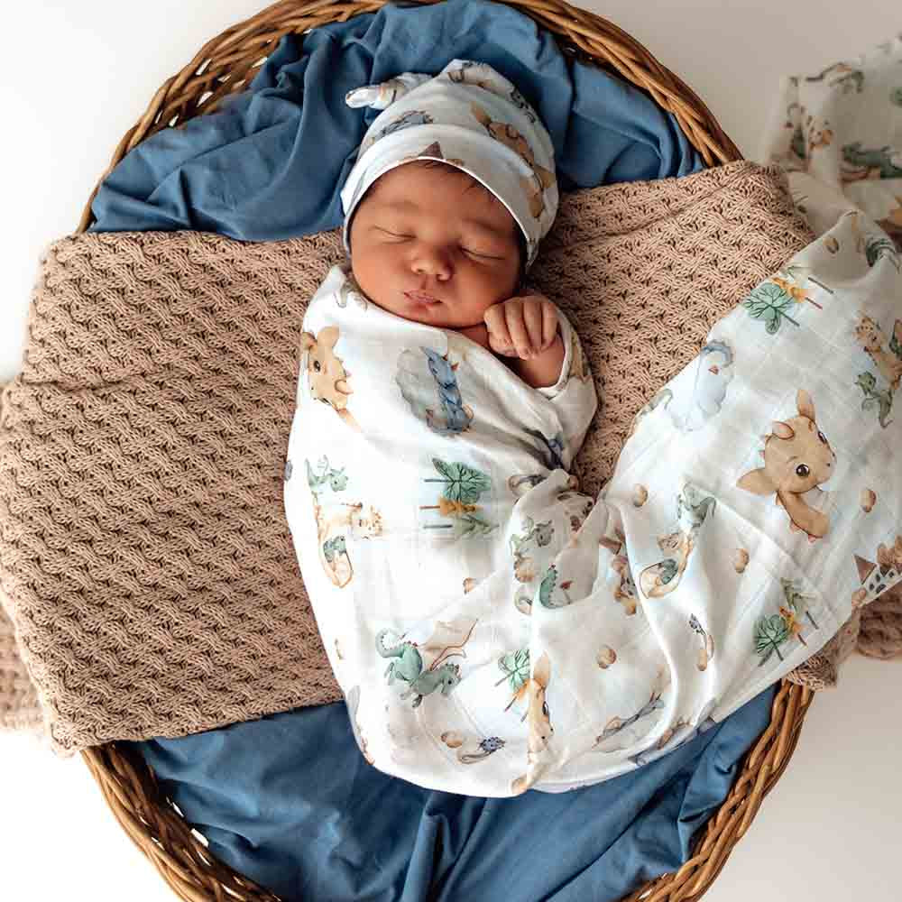 Dragon Organic Muslin Wrap - Snuggle Hunny