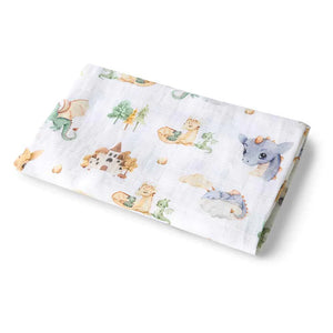 Dragon Organic Muslin Wrap - Snuggle Hunny
