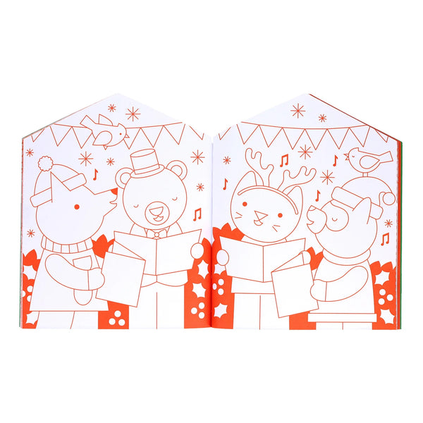 Colouring Book with Sticker - Christmas - Petit Collage