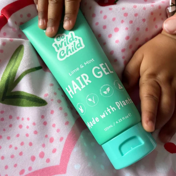 Natural Plant Based Hair Gel in Zesty Lime and Fresh Mint - No Nasties