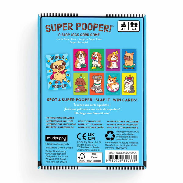 Super Pooper! Card Game - Mudpuppy