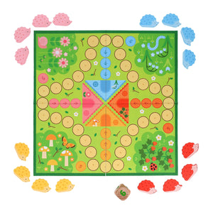 Hurry Home Hedgehogs!: A Prickly Racing Game - Petit Collage