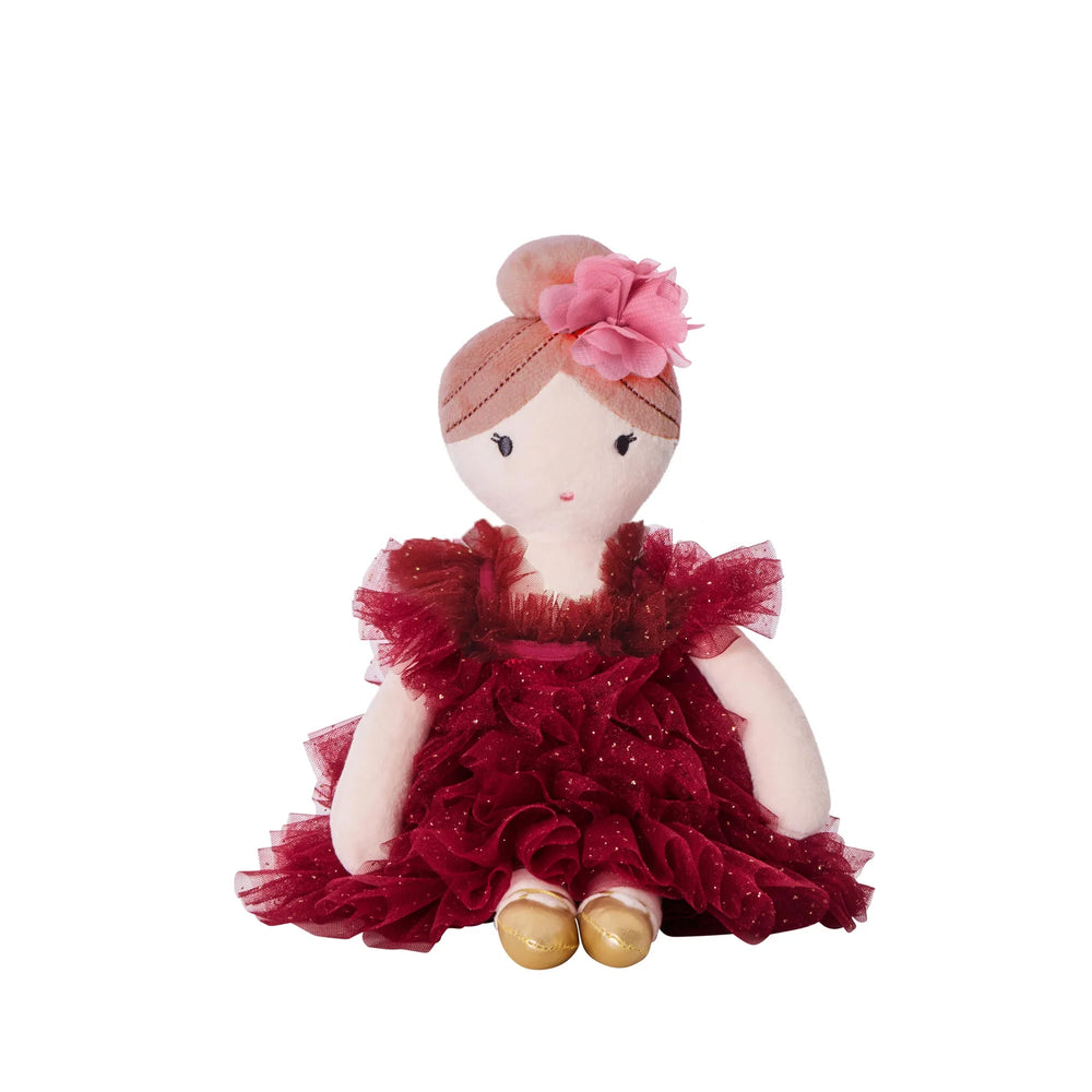 Giselle Plush Doll - Red - Clara & Friends