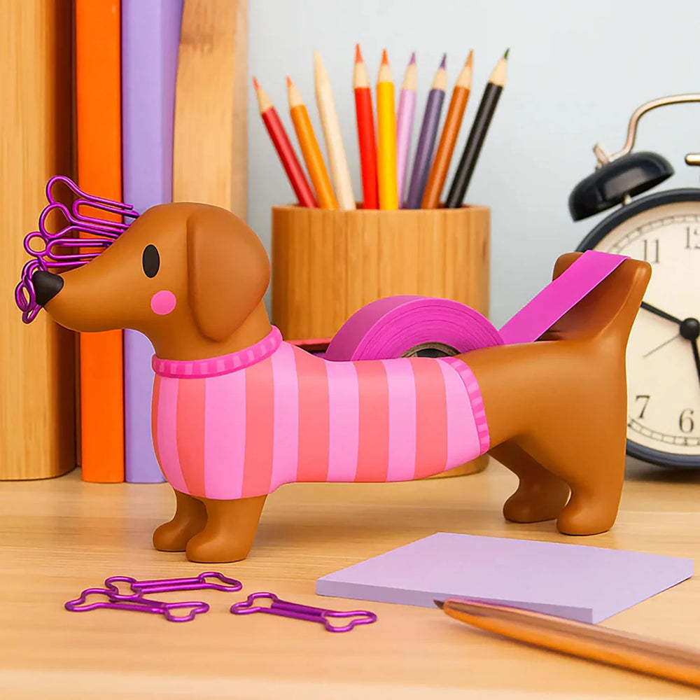 Sausage Dog Dog Tape Dispenser - IS GIFT