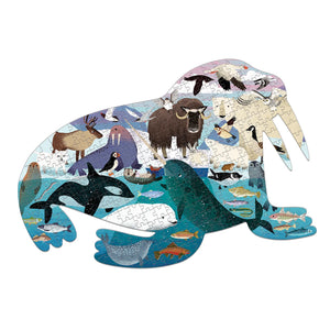 Arctic Life Shaped Puzzle - 300pc Multi-Coloured - Mudpuppy