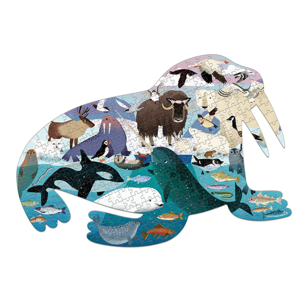 Arctic Life Shaped Puzzle - 300pc Multi-Coloured - Mudpuppy