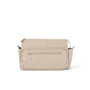 Multitasker Pram Caddy - Oat Vegan Leather - OIOI