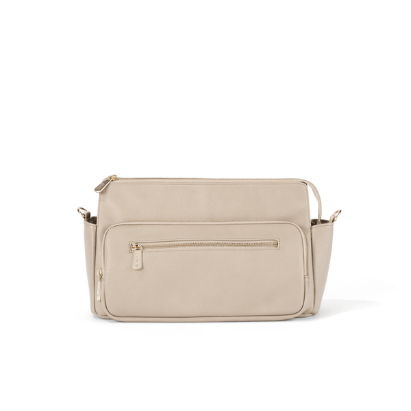 Multitasker Pram Caddy - Oat Vegan Leather - OIOI