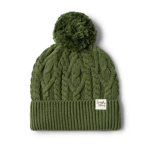 Olive Organic Baby Knit Beanie - Snuggle Hunny