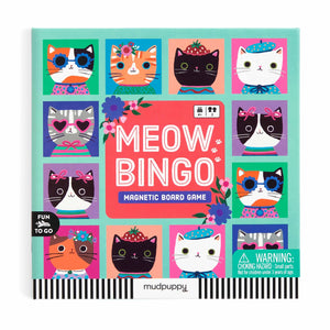 Meow Bingo Magnetic Board Game - Mudpuppy