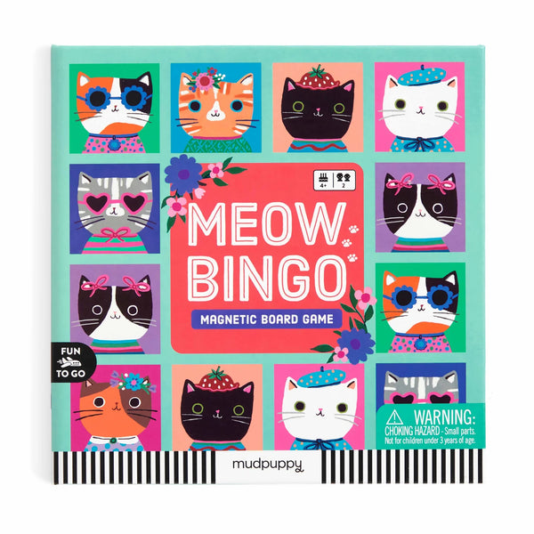 Meow Bingo Magnetic Board Game - Mudpuppy