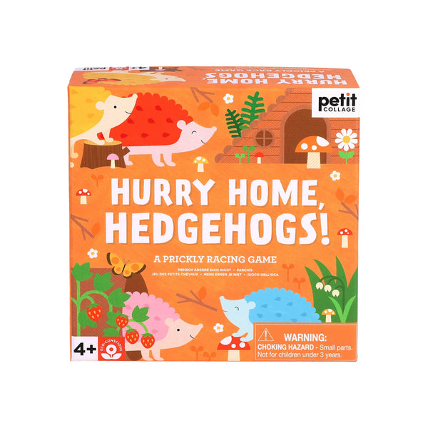 Hurry Home Hedgehogs!: A Prickly Racing Game - Petit Collage
