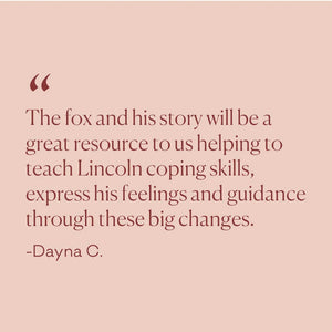 Fox's Big Family Change Board Book - Slumberkins