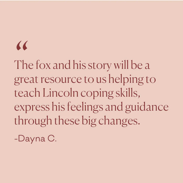 Fox's Big Family Change Board Book - Slumberkins