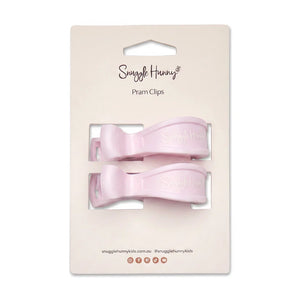 Pram Clip Pair - Baby Pink - Snuggle Hunny