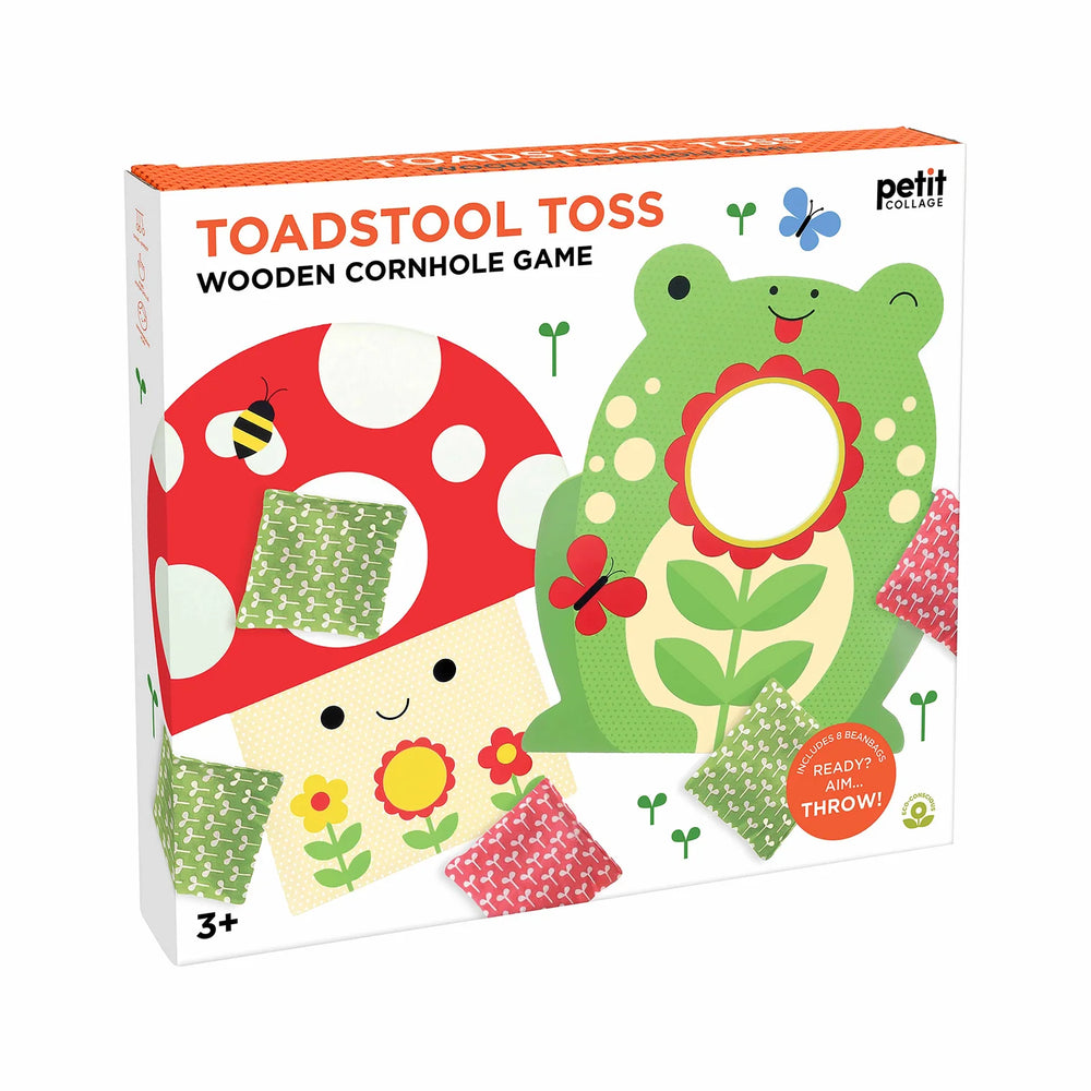 Toadstool Toss Wooden Cornhole Game - Petit College
