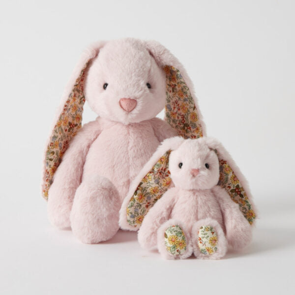 Floral Pink Bunny Medium Jiggle Giggle floral-pink-bunny-medium-jiggle-giggle