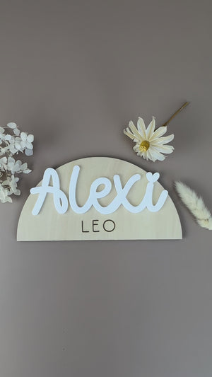 Arch Custom Name Door Sign - Luma Light