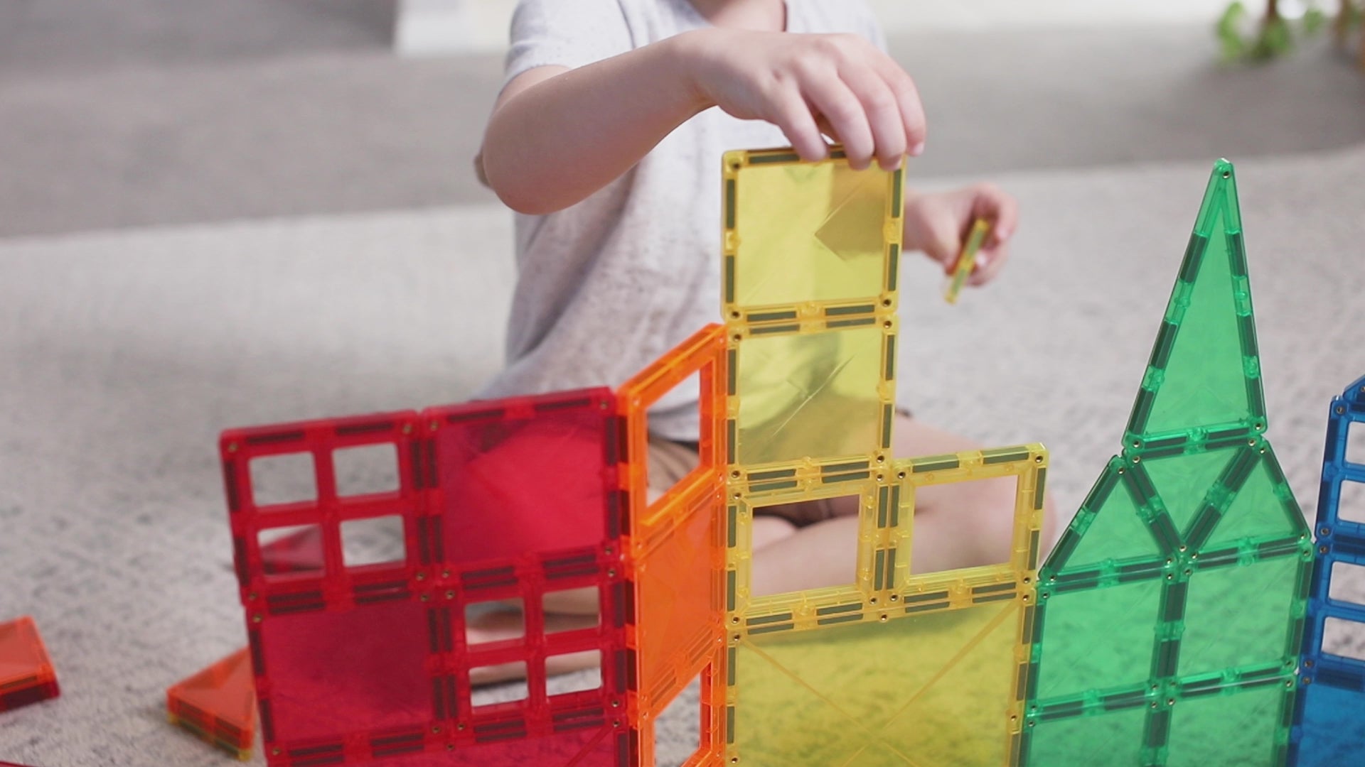 Rainbow Starter Pack 60 pc - Connetix Tiles