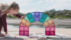 Pastel Mega Pack - 202 pc - Connetix Tiles