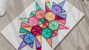 Pastel Geometry Pack 40 pc -  Connetix Tiles