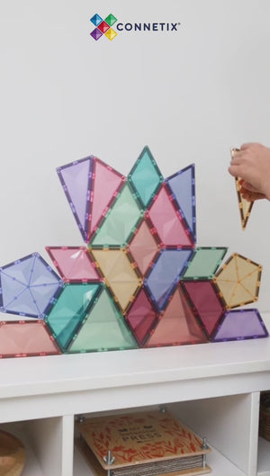 Pastel Rectangle Pack 24 pc - Connetix