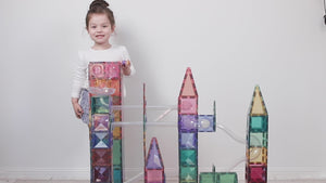 Pastel Ball Run Pack 106 pc - Connetix Tiles