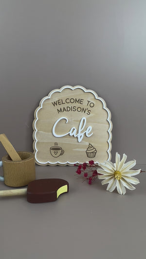 Custom Name Kids Cafe Sign - Luma Light