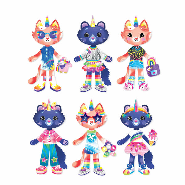 Cat-icorn Magnetic Dress-up Play Set Multi-Coloured - Mudpuppy