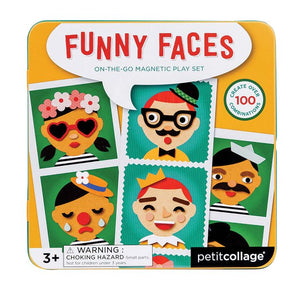 On the Go Funny Faces Magnetic Set - Petit College