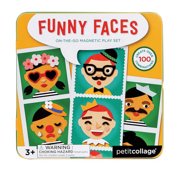 On the Go Funny Faces Magnetic Set - Petit College