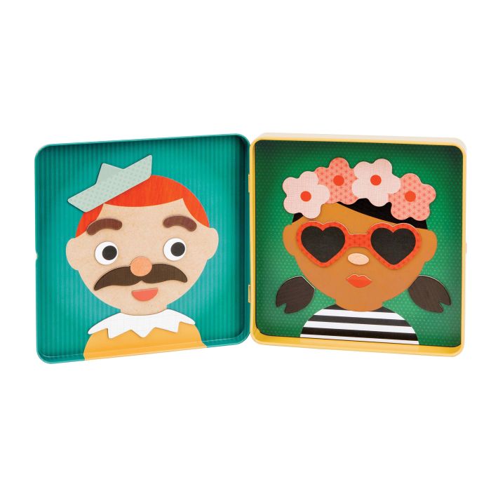 On the Go Funny Faces Magnetic Set - Petit College