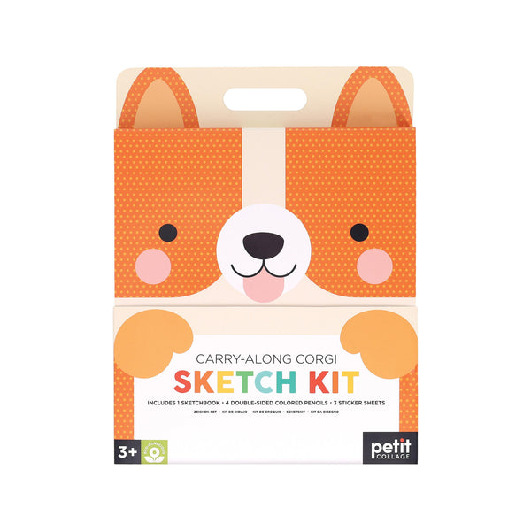 Carry Along Sketch Kit Corgi - Petit College - DISCOUNTED