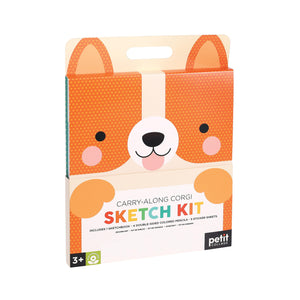 Carry Along Sketch Kit Corgi - Petit College - DISCOUNTED