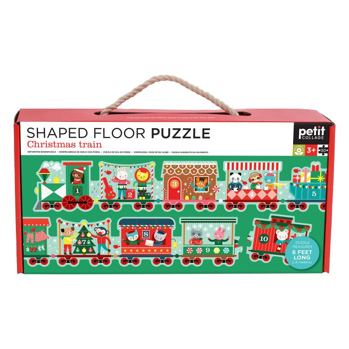 Christmas Train Shaped Puzzle - Petit College