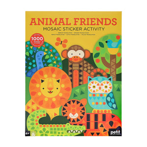 Mosaic Sticker Activity - Animal Friends - Petit College