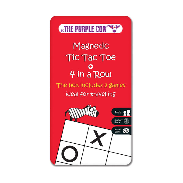 Magnetic Tic Tac Toe + 4 in a Row - The Purple Cow